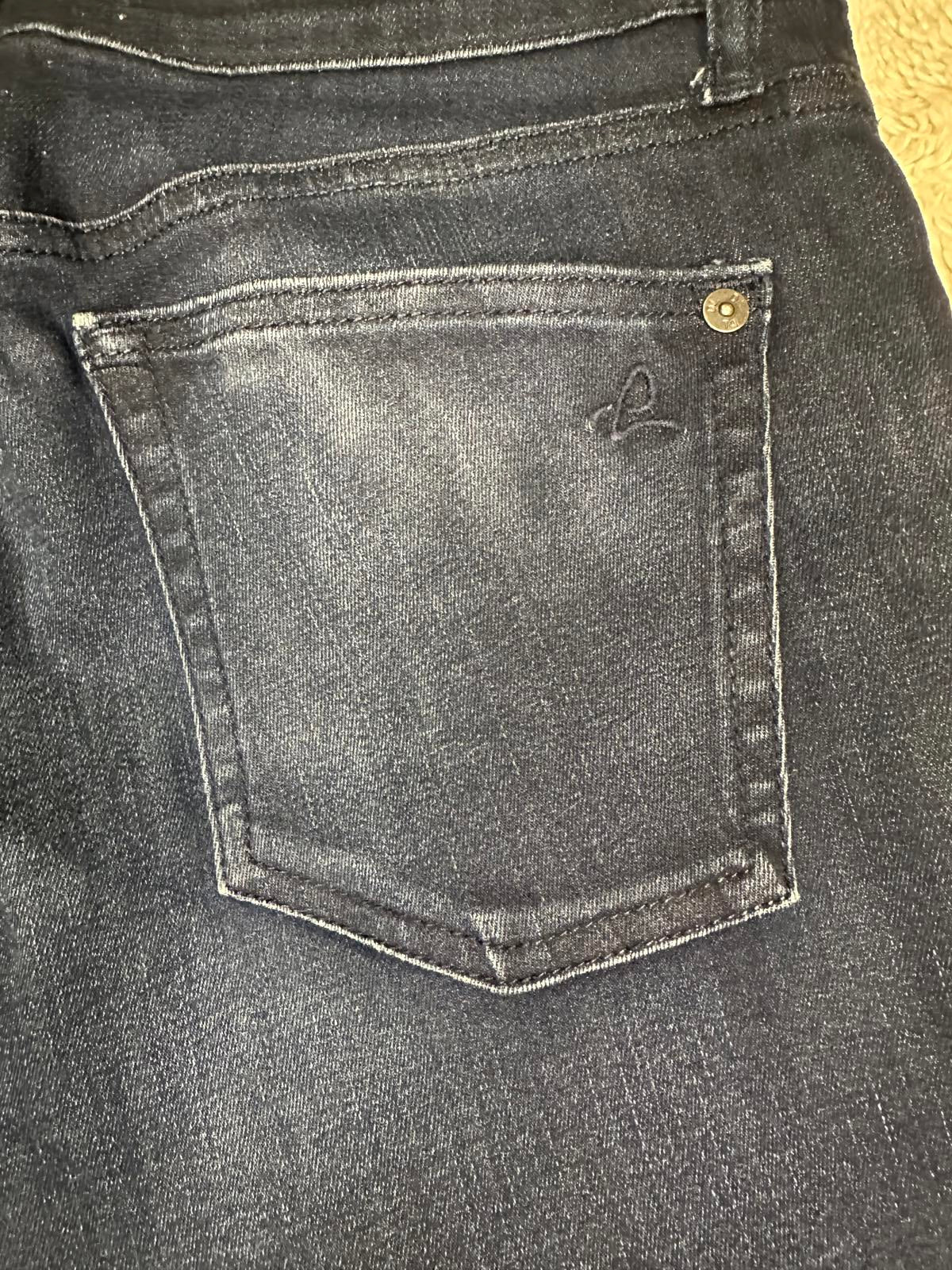 DL1961 classic dark wash Margaux Instasculpt ankle skinny jeans Size 28