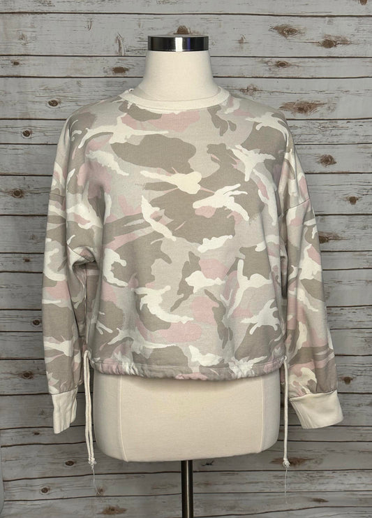 GAP pink and tan camo sweatshirt Size XL
