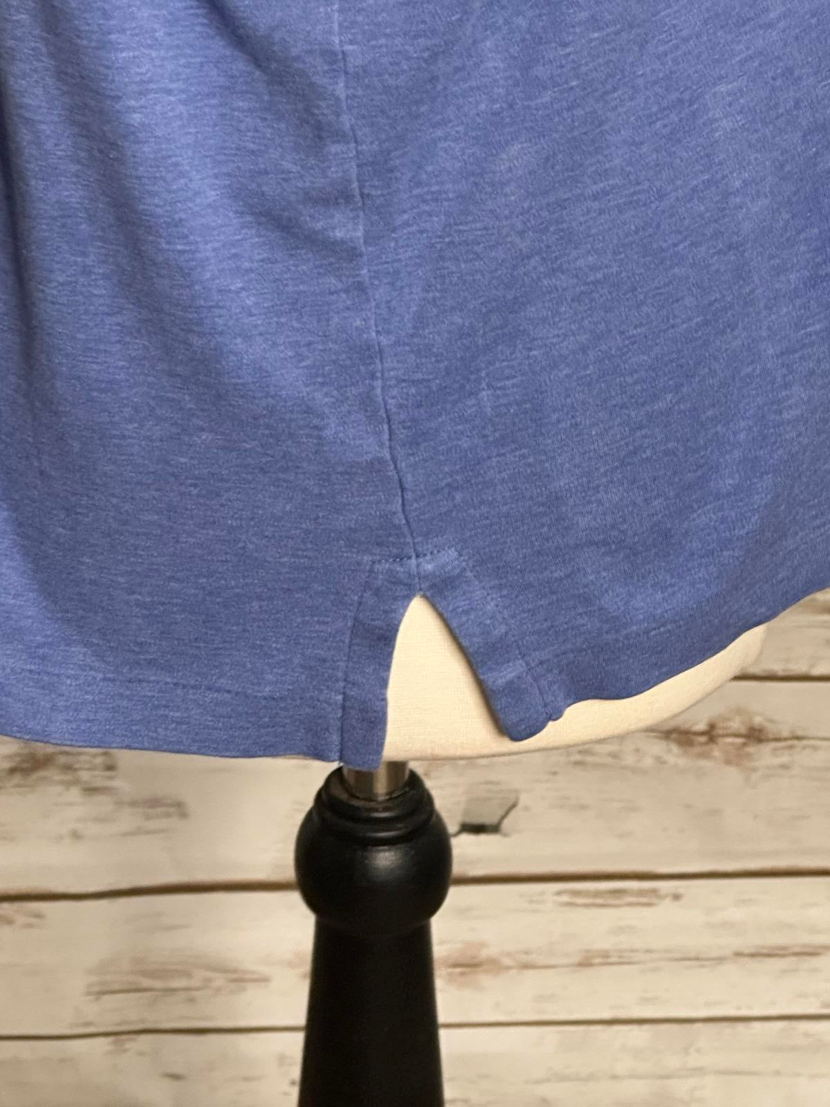 Polo Ralph Lauren heather blue Classic Fit cotton long sleeve polo shirt Size XL