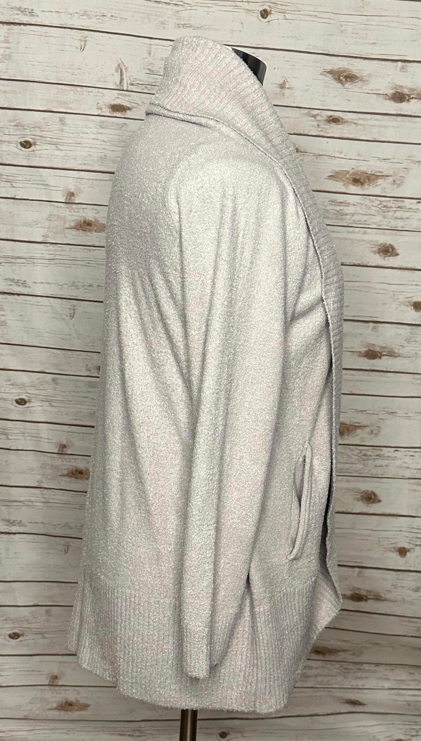 Rachel Zoe super soft grey open cardigan sweater Size XL