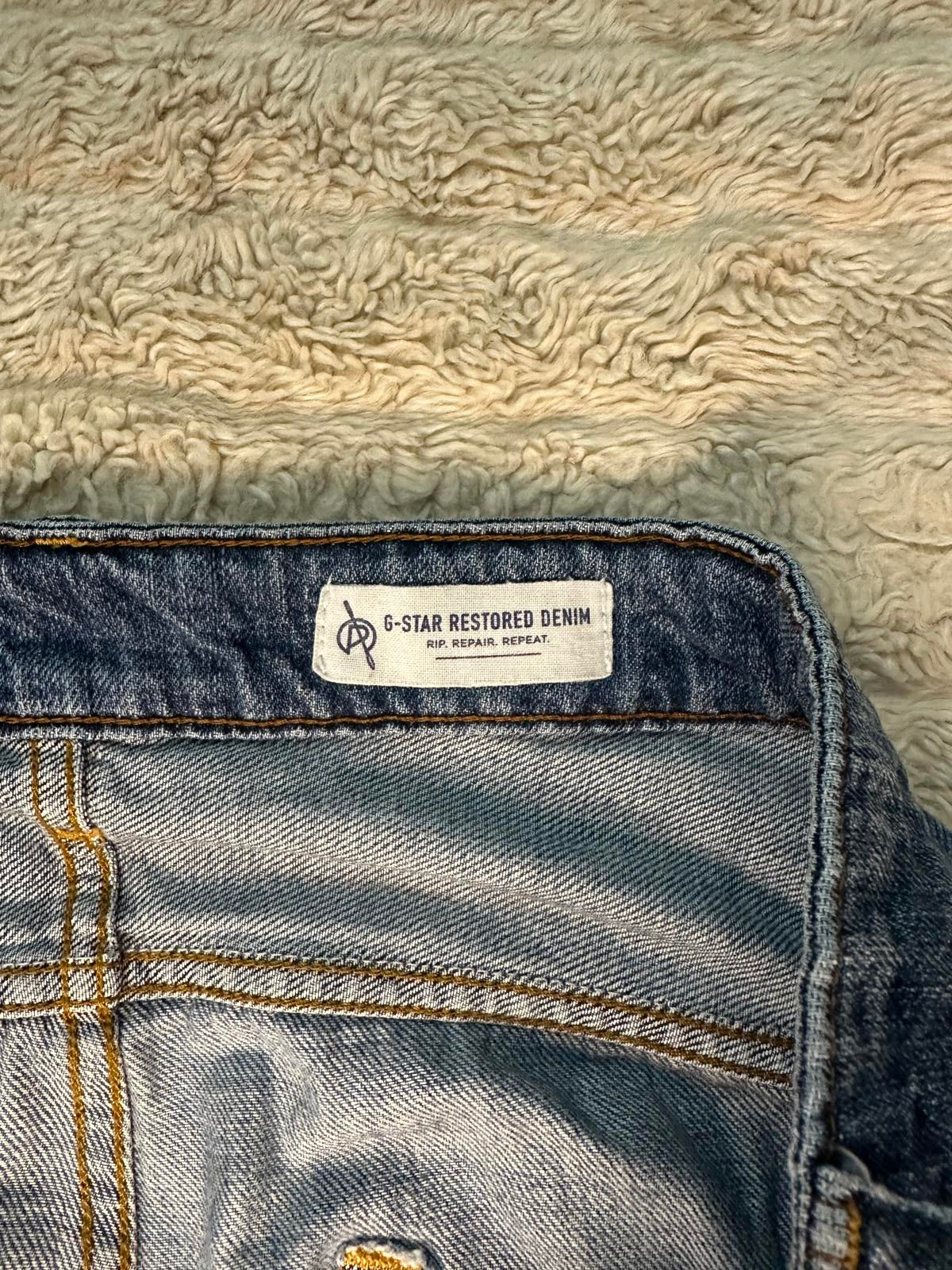 G Star Raw medium wash Type C 3D Tapered jeans Size 36x32