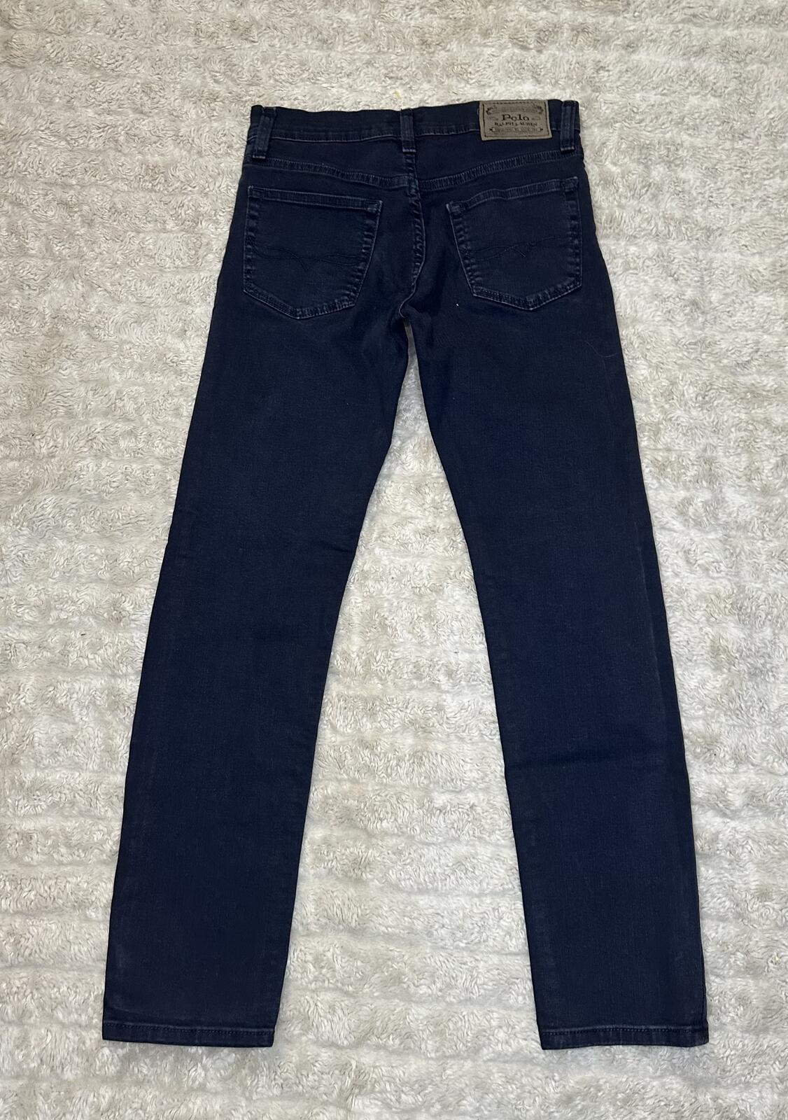 Polo Ralph Lauren dark wash skinny denim jeans Youth L(14-16) stretch classic