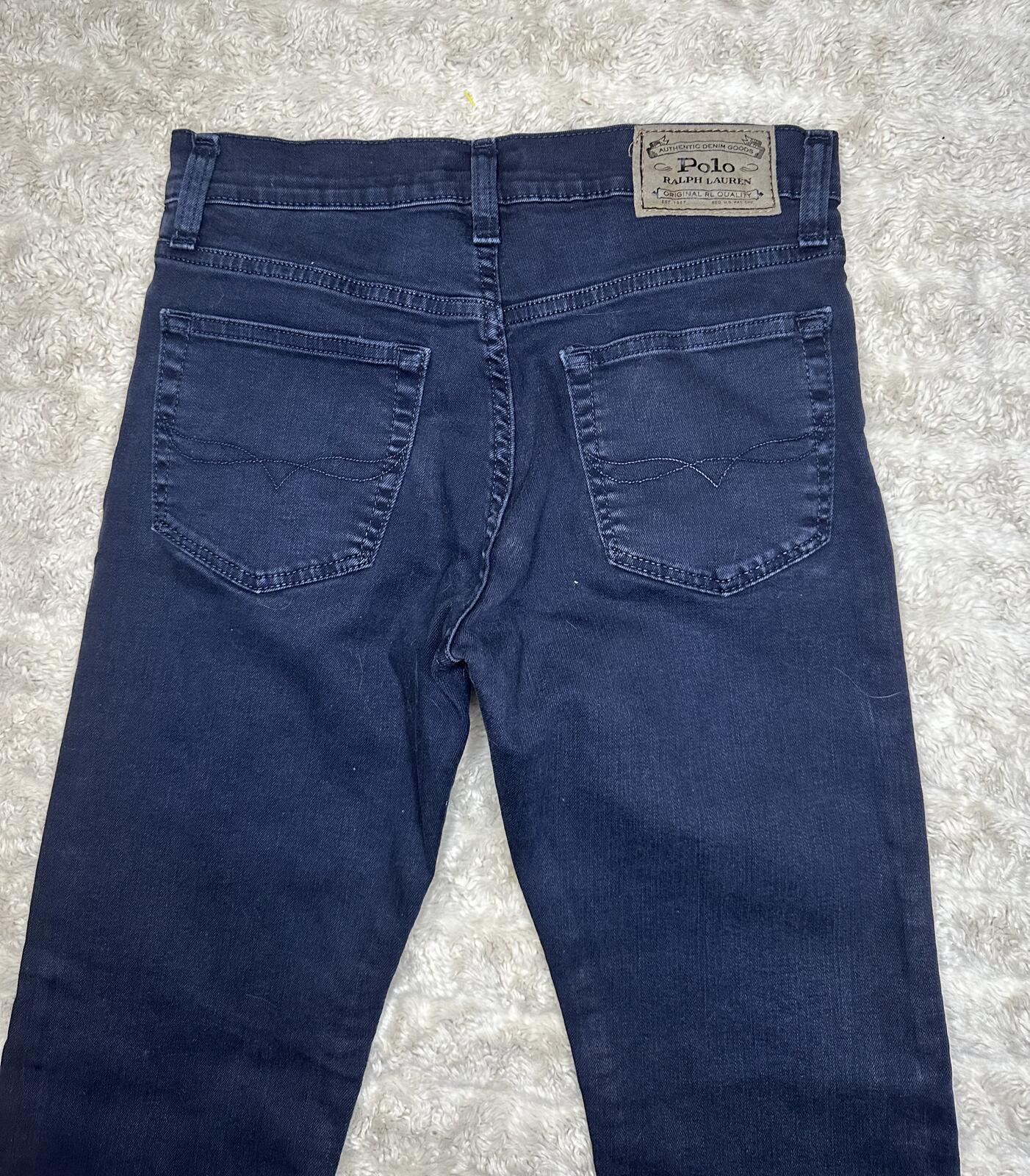 Polo Ralph Lauren dark wash skinny denim jeans Youth L(14-16) stretch classic