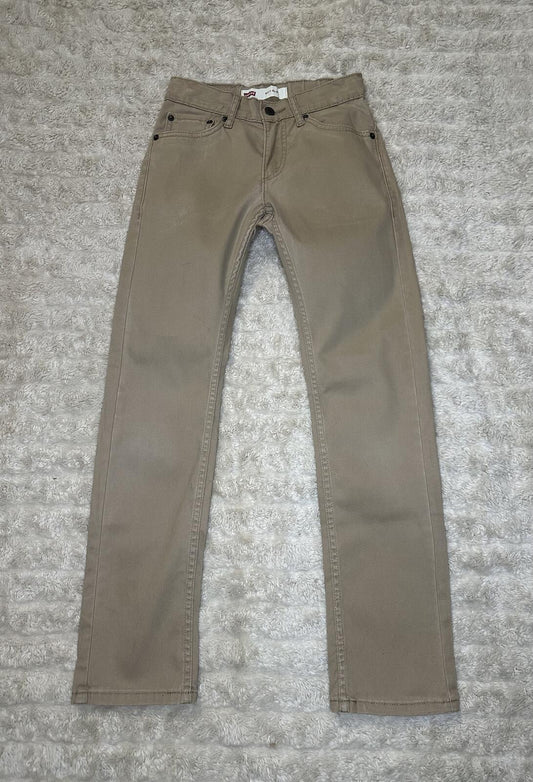 Levi's khaki 511 Slim jeans Youth 12Reg 26x26 straight leg