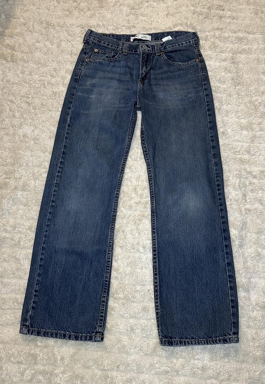 Levi's 550 Relaxed Fit medium wash straight leg denim jeans Size 18Reg 29x29