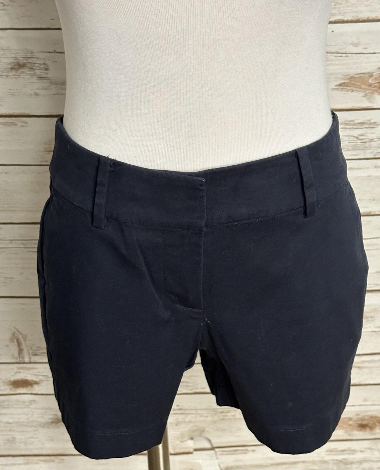 Ann Taylor City Short black tailored shorts 4P classic old money preppy polished