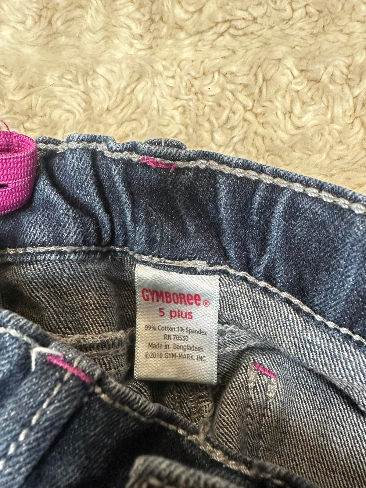 Gymboree classic medium wash straight leg denim jeans Size 5 Plus