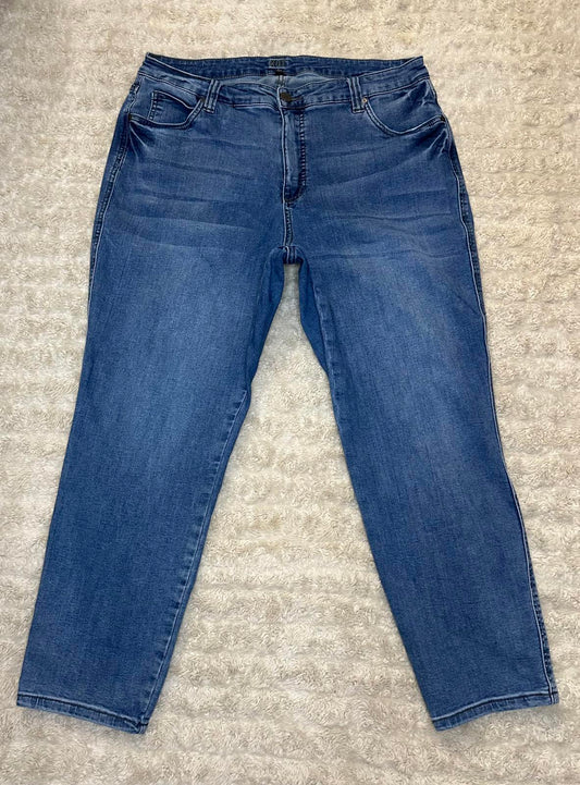 Kut from the Kloth medium wash Fab Ab cigarette leg jeans Size 16W