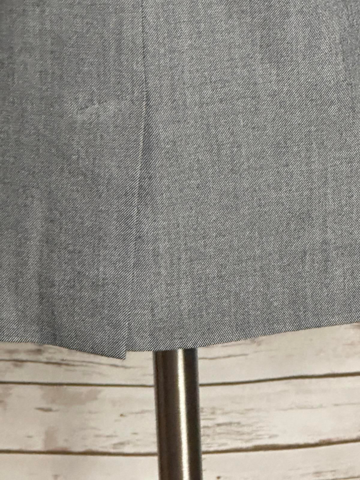 Banana Republic classic corpcore heather grey wool single-breasted blazer Size 0