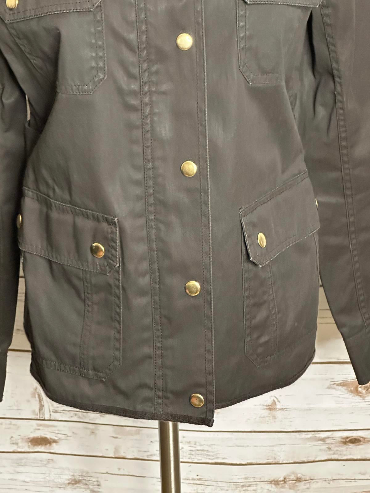 J.Crew olive green cotton relaxed boyfriend utility/field jacket Size Medium