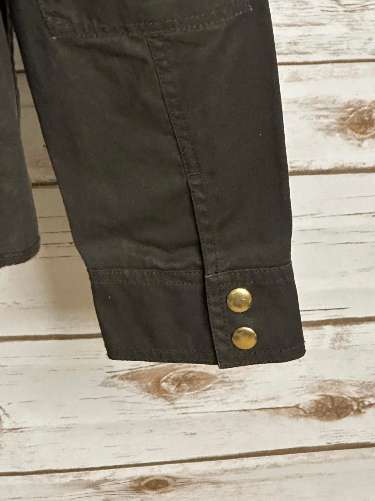 J.Crew olive green cotton relaxed boyfriend utility/field jacket Size Medium