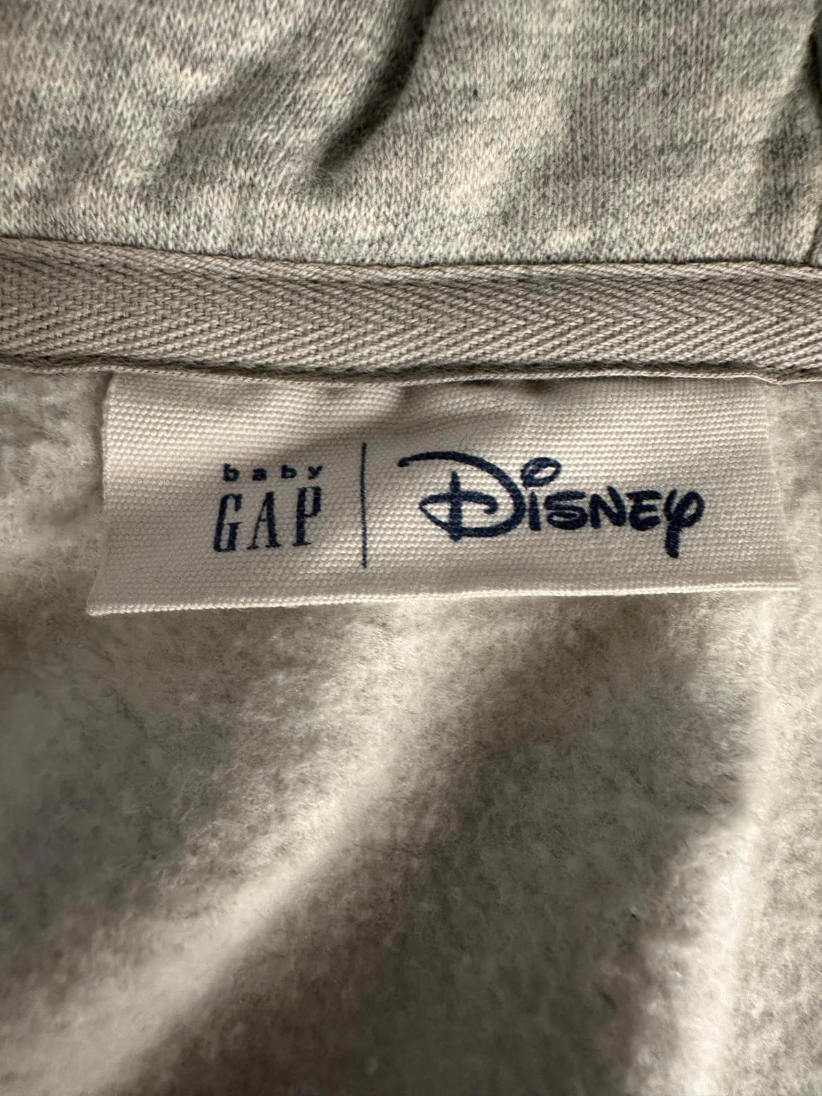 baby GAP x Disney Minnie Mouse grey zip full zip sweatshirt/hoodie Size 5 Years