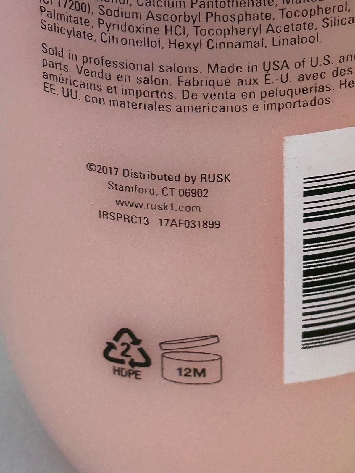 Discontinued RUSK Sensories Pure Color-Protecting conditioner 13.5 oz