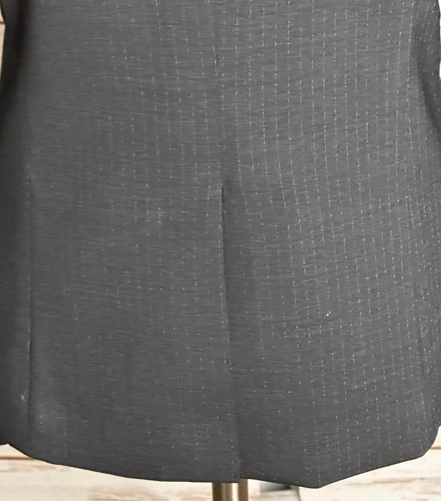 theory classic corpcore grey pinstriped wool-blend single-breasted blazer Size 4