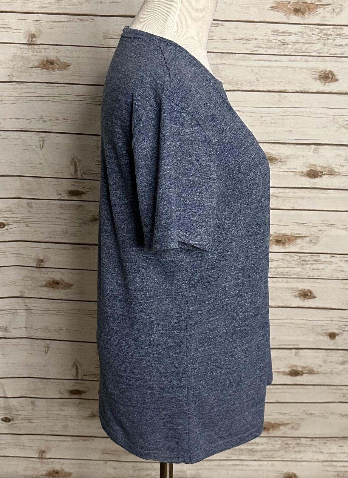 Polo Ralph Lauren cotton t-shirt Medium blue Custom Slim Fit classic normcore
