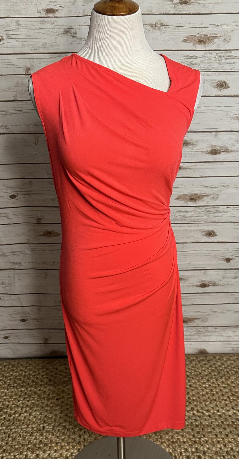 Victoria's Secret asymmetrical neckline midi jersey sheath dress Size Medium