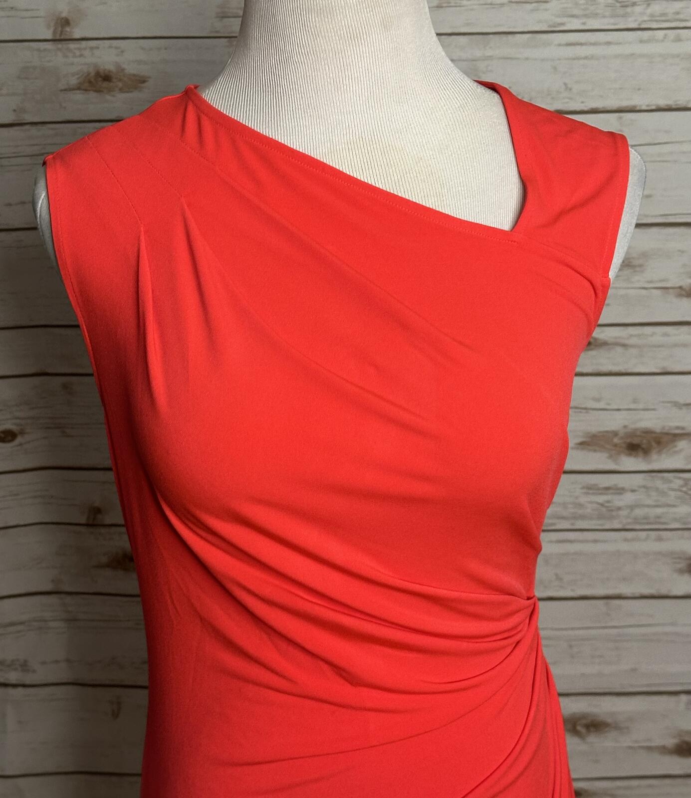 Victoria's Secret asymmetrical neckline midi jersey sheath dress Size Medium