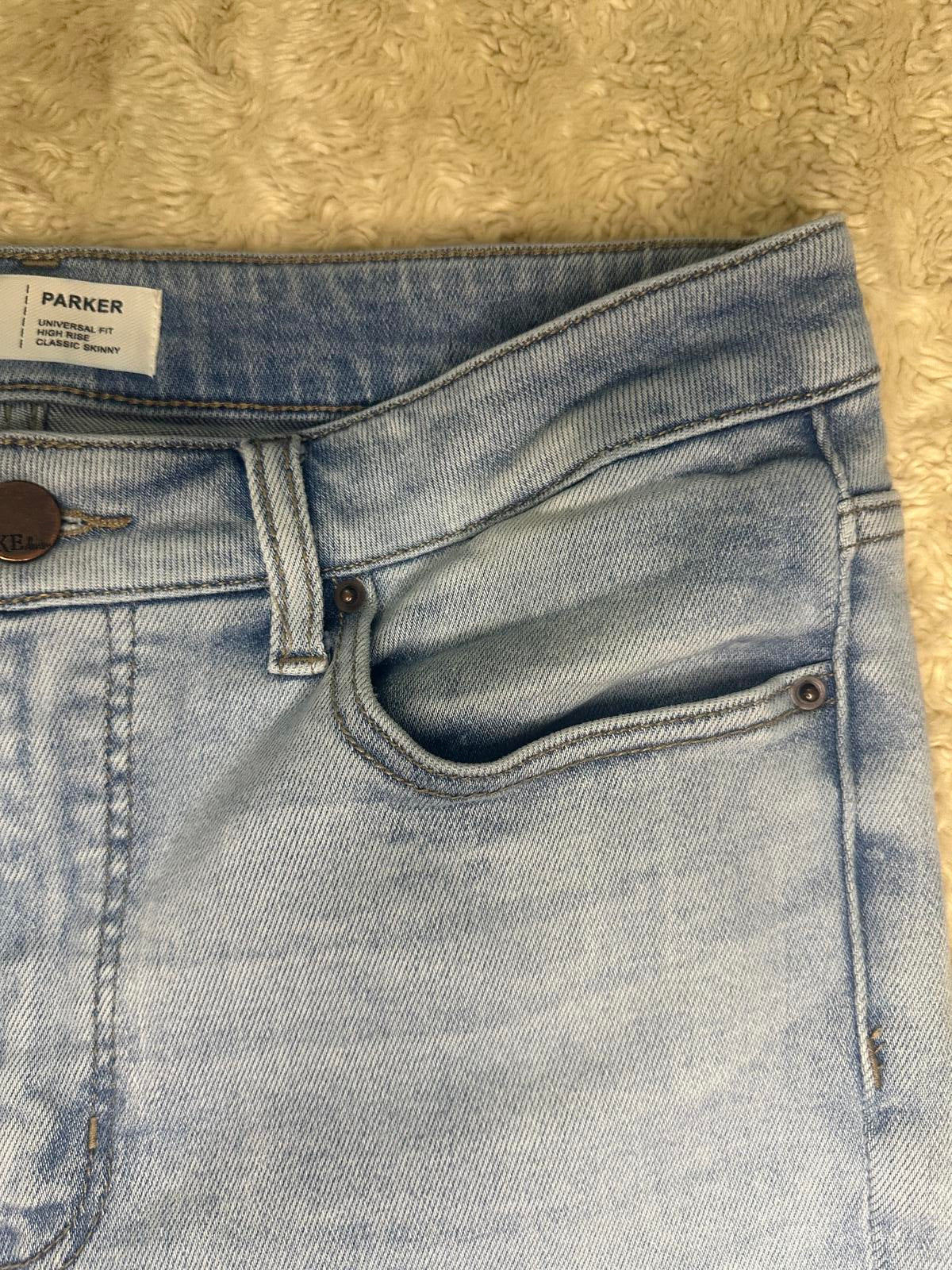 BKE Parker classic light wash high rise skinny stretch denim jeans Size 28x30