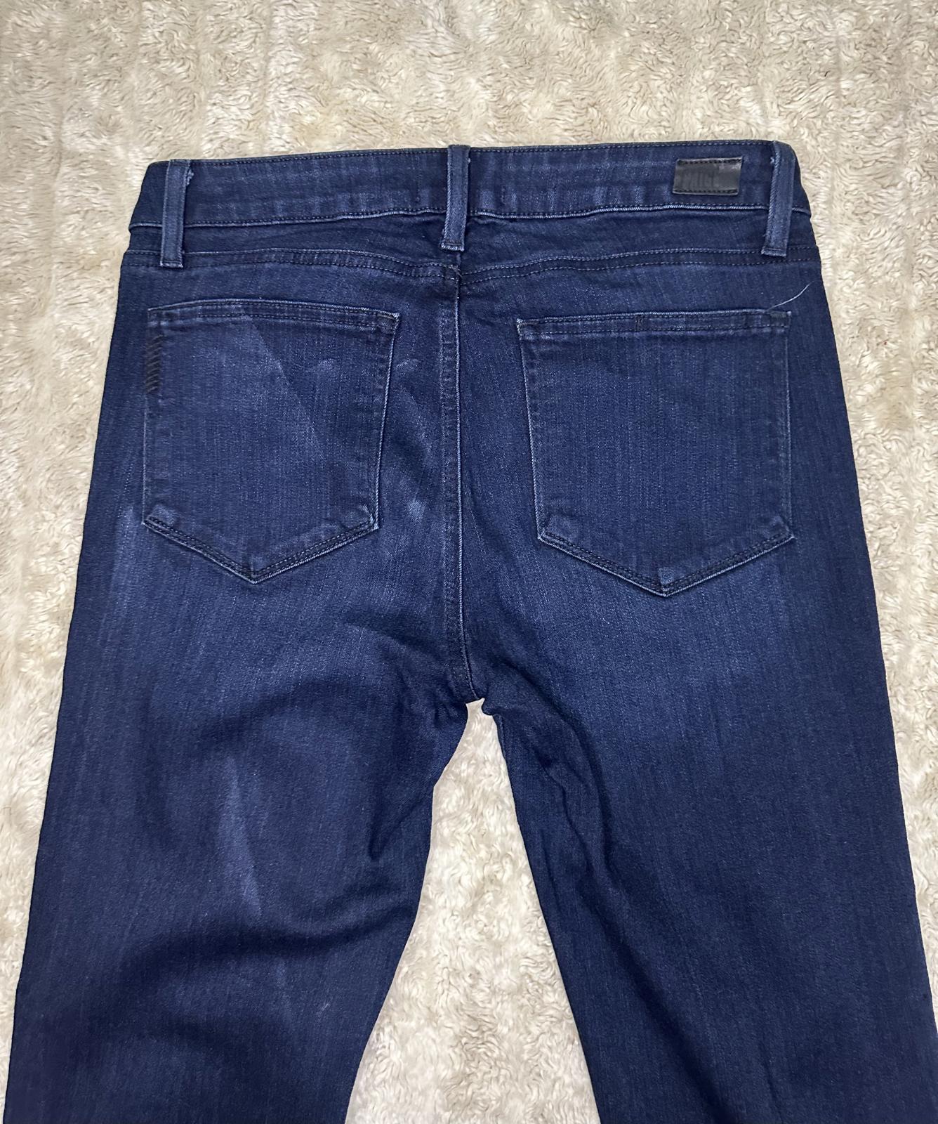 Paige Manhattan dark wash mid rise slim bootcut preminum denim jeans Size 29