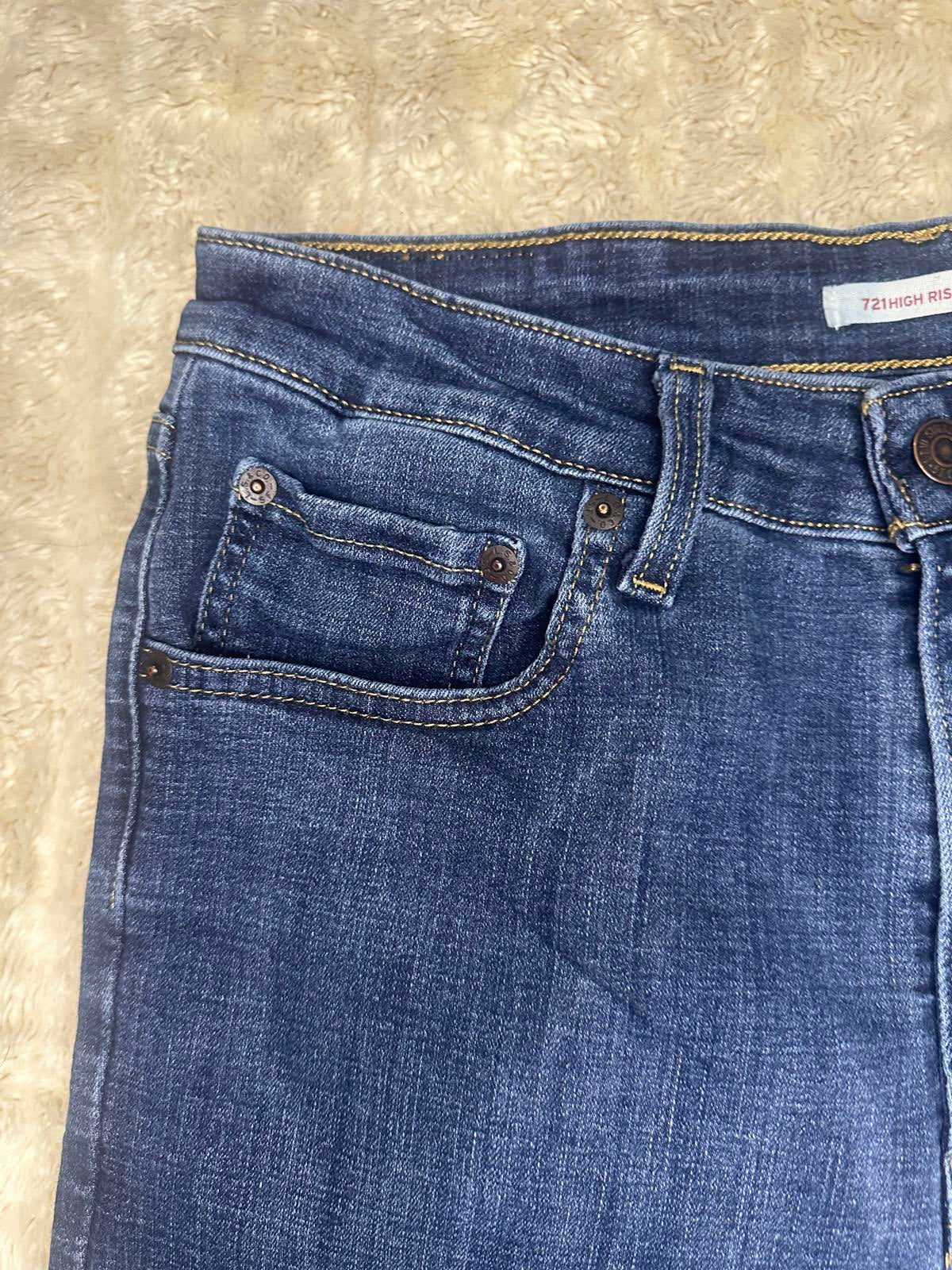 Levi's 721 High Rise Skinny modern classic medium wash denim jeans W31 L30