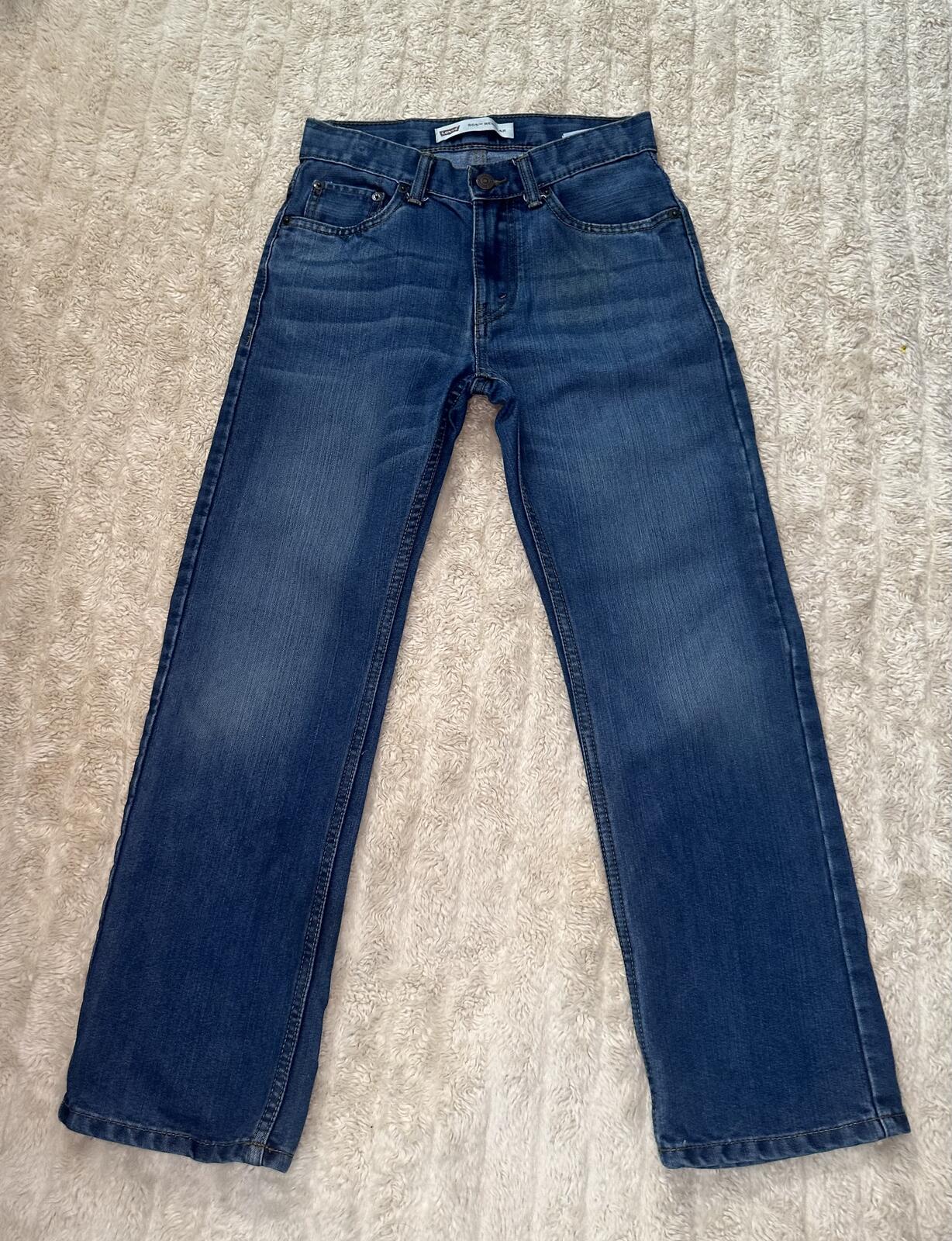 Levi's 505 Regular denim jeans Size 26x26/12 Reg medium wash straight leg unisex