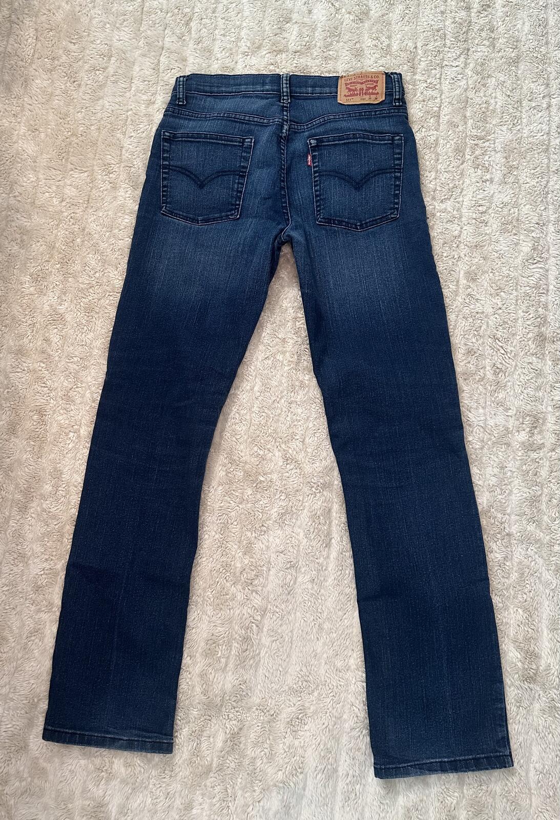 Levi's Unisex denim jeans 18 Reg (29x29) denim blue medium wash Slim fit classic