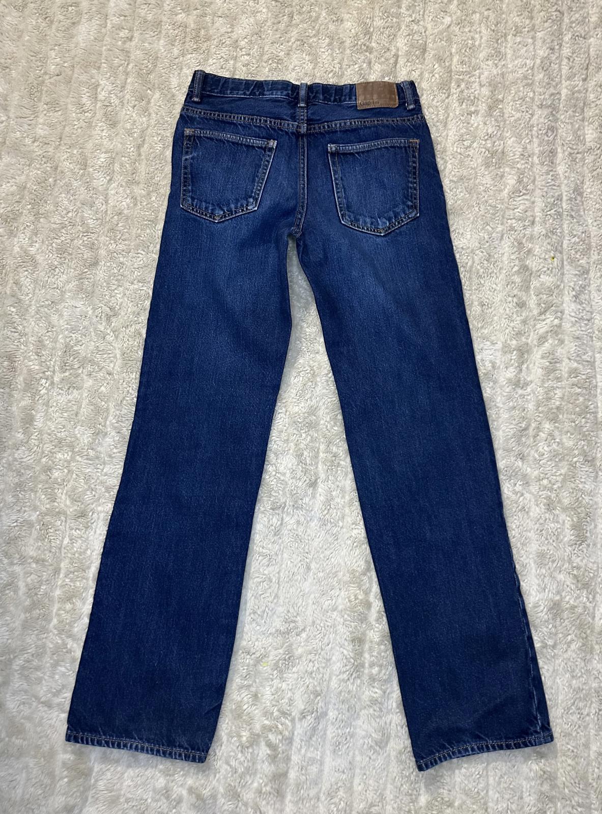 GAPKids 1969 classic slim straight medium-dark wash denim jeans Youth 14 Reg