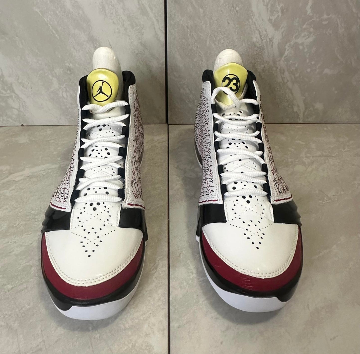 Rare Nike Air Jordan 23 OG Chicago White Red Black hi-top sneakers 2008 Size 9