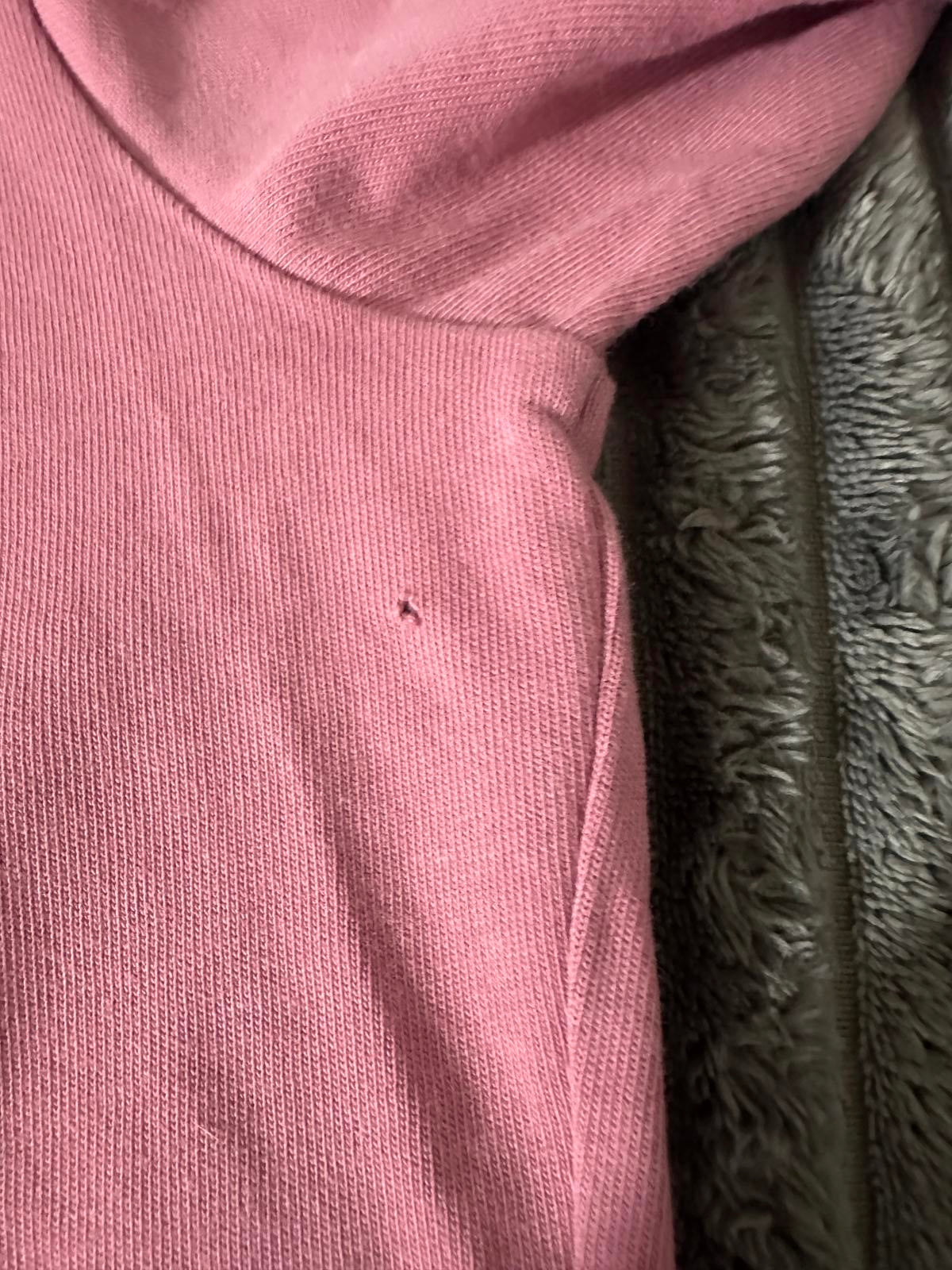 Nike activewear faded pink crewneck logo spellout long sleeve sweatshirt Size M
