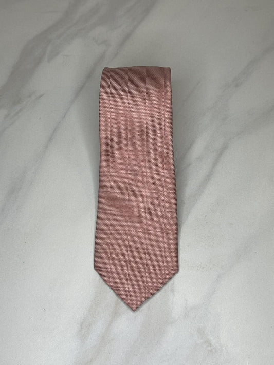 Original Penguin 100% silk pink tie textured classic preppy