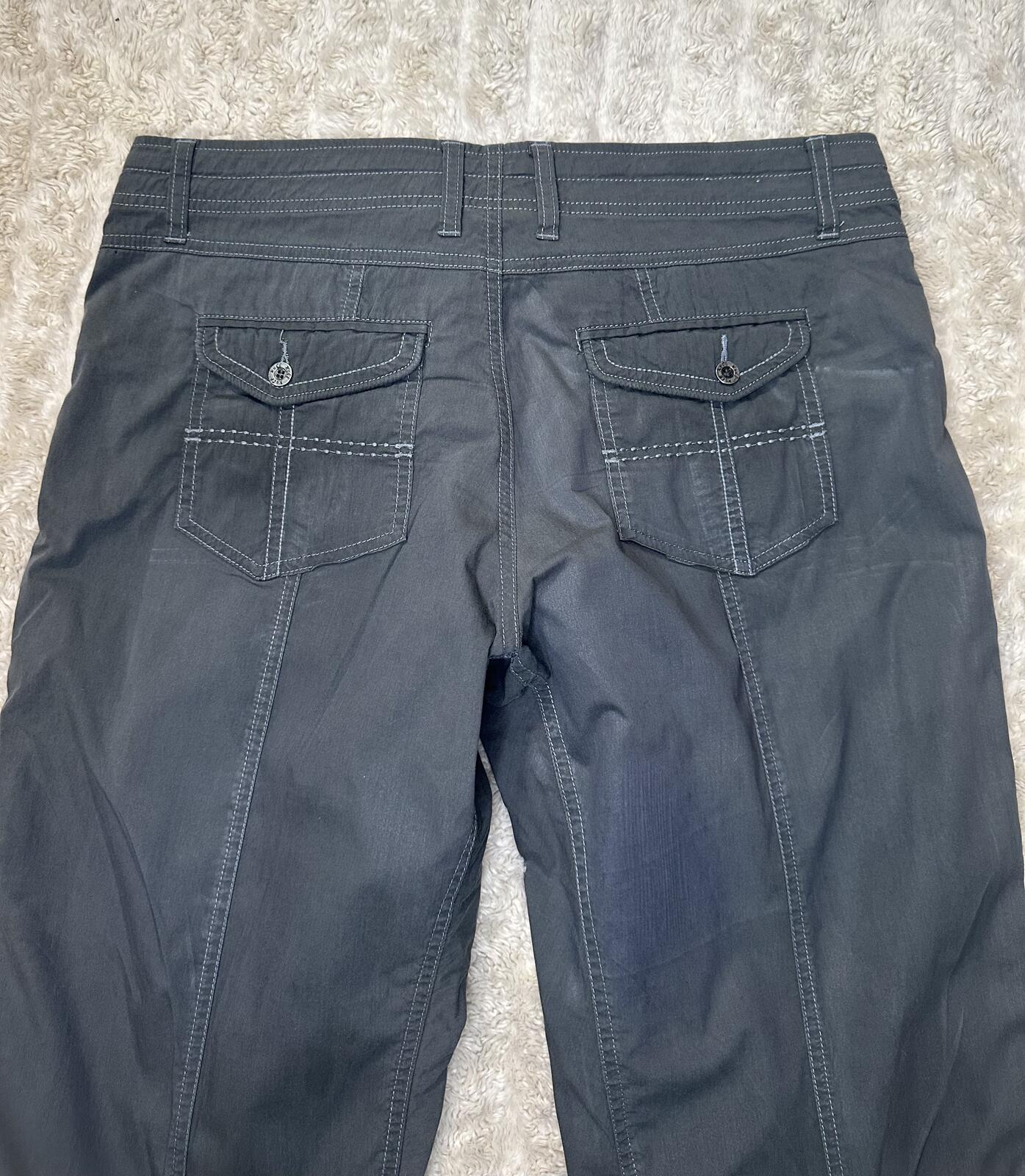 Kuhl Born In The Mountains grey hiking capri pants Size 12 Short gorpcore