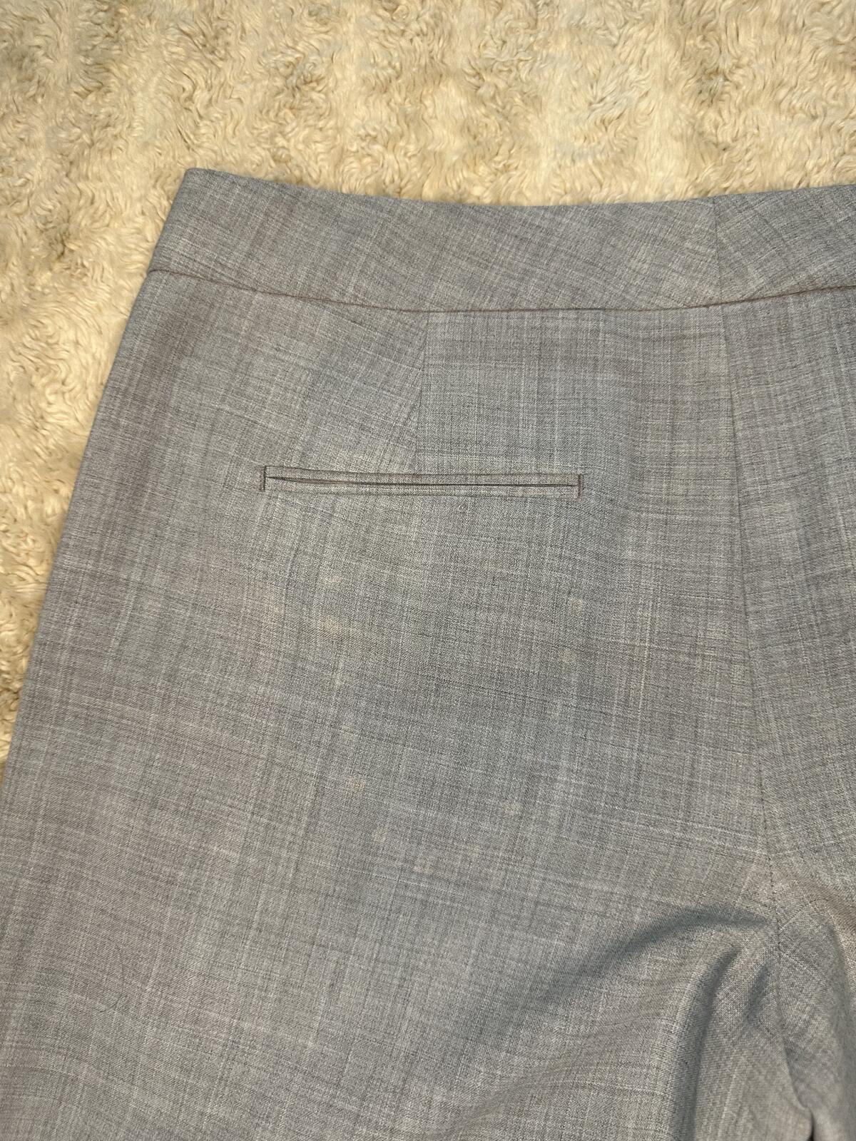 Express Design Studio classic grey 'Editor' tailored cuffed dress shorts Size 6
