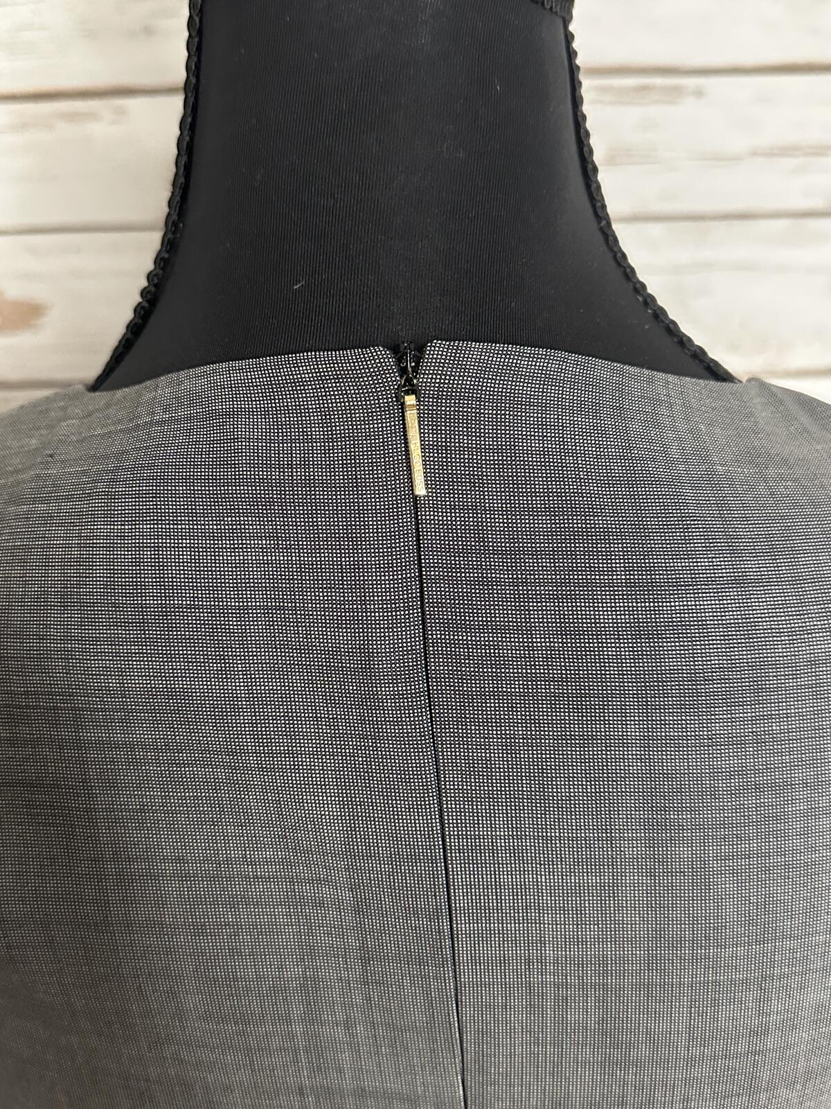 Boss Hugo Boss Virgin wool midi sheath dress Size 0/IT 36 grey office siren