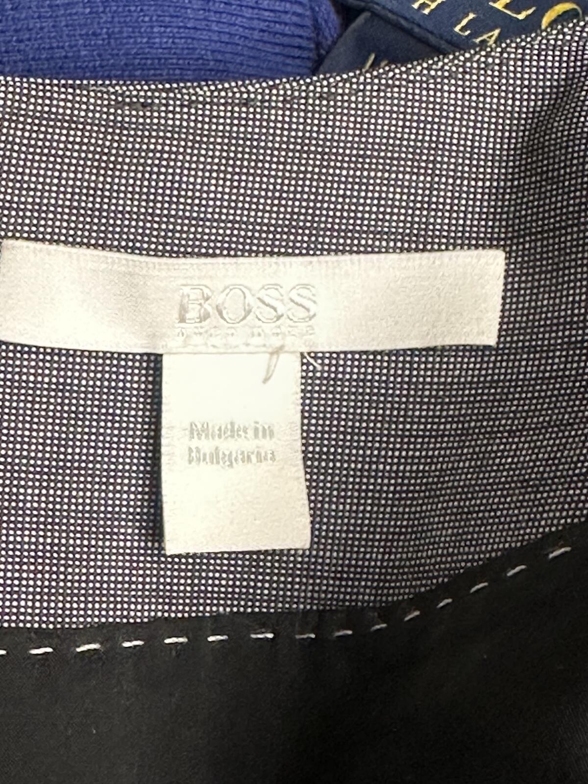 Boss Hugo Boss Virgin wool midi sheath dress Size 0/IT 36 grey office siren