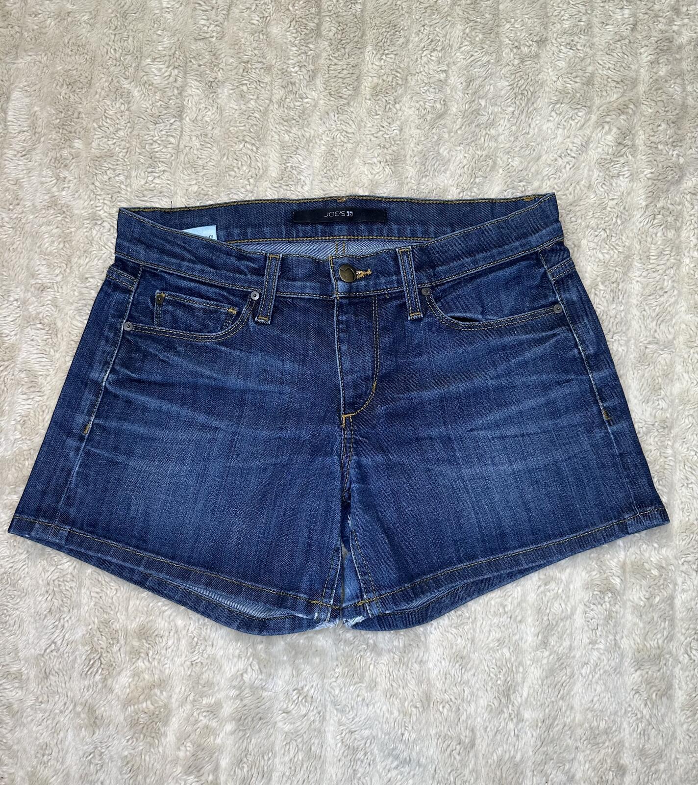 Joe's Jeans Womens denim jean shorts Size 27 Marisela dark wash classic stretch