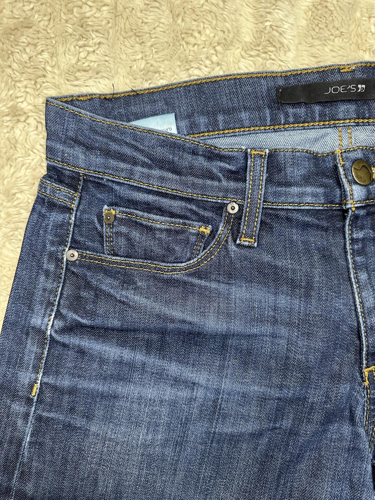 Joe's Jeans Womens denim jean shorts Size 27 Marisela dark wash classic stretch