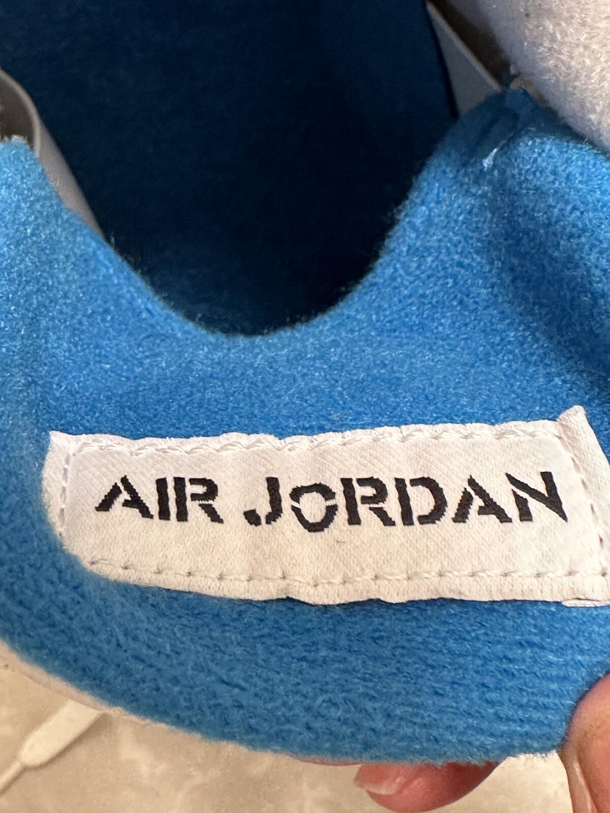 Nike Air Jordan 4 Retro White Military Blue Men's 9 sneakers Style 308497-105