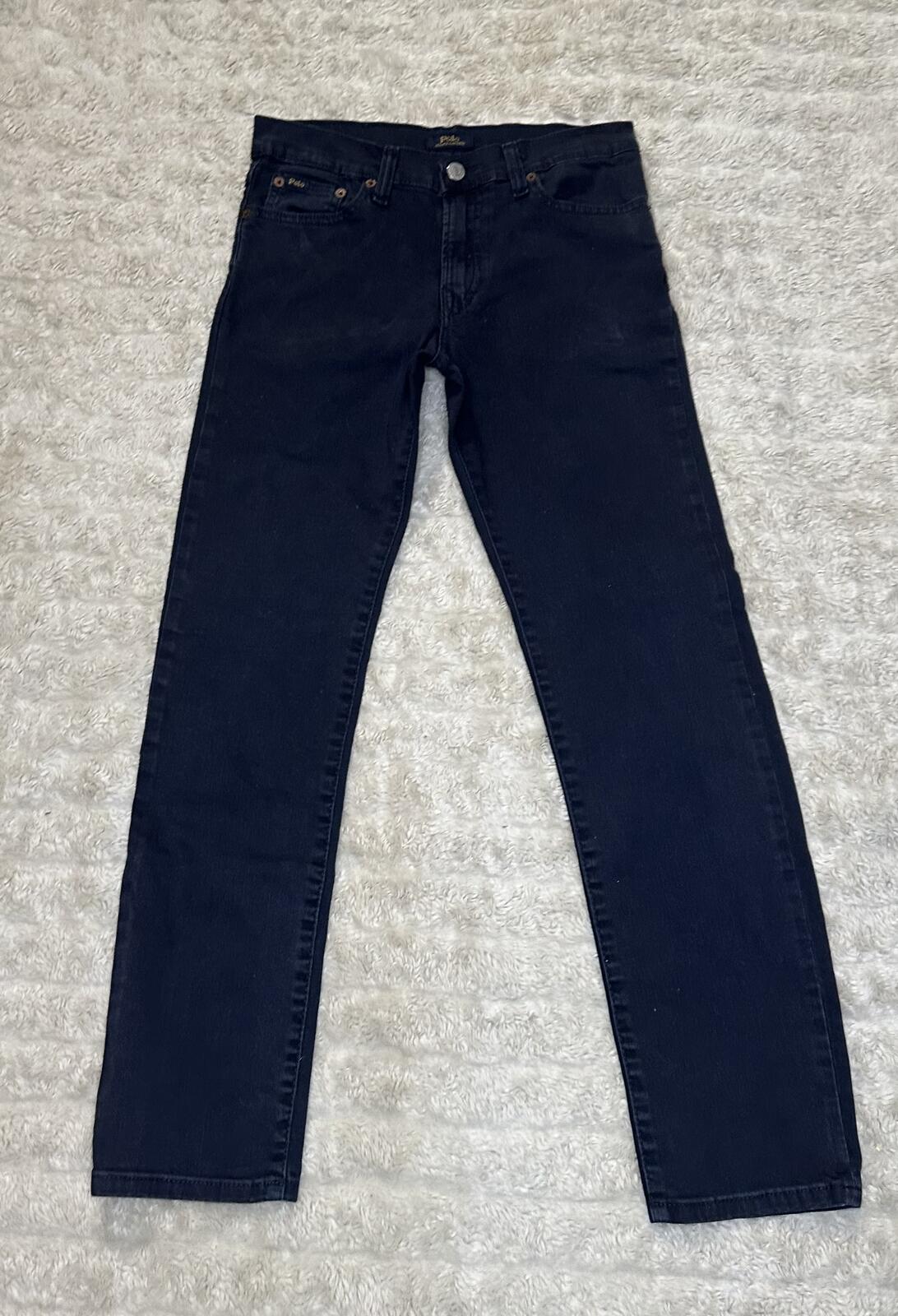 Polo Ralph Lauren dark wash skinny denim jeans Youth L(14-16) stretch classic