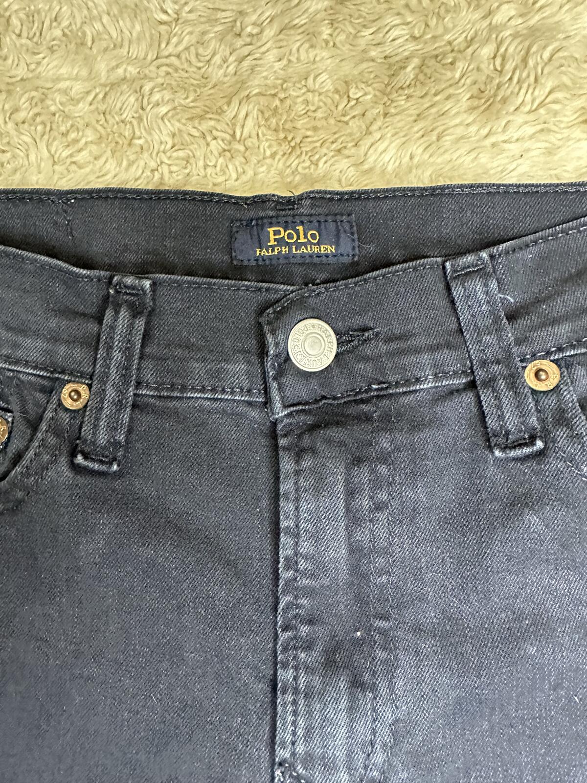 Polo Ralph Lauren dark wash skinny denim jeans Youth L(14-16) stretch classic