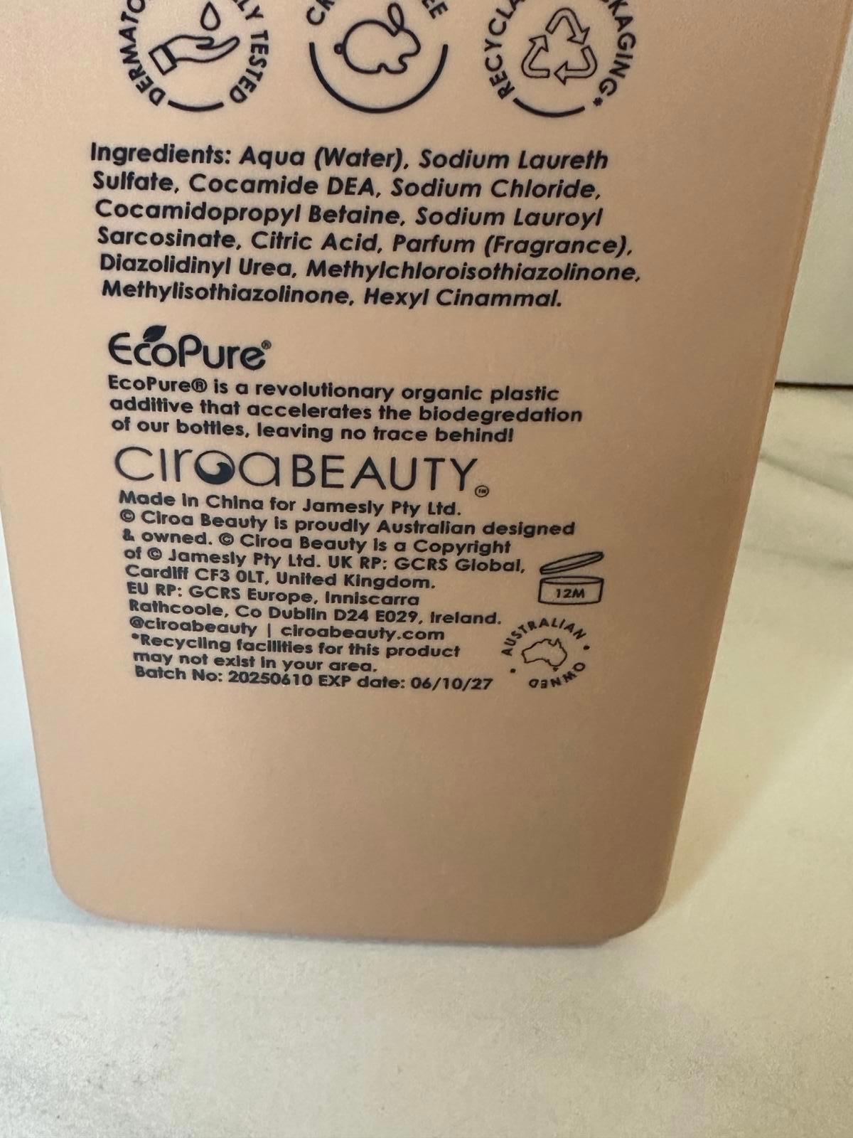 Discontinued Ciroa Almond Milk & Manuka Honey shower gel (Soothe & Calm)