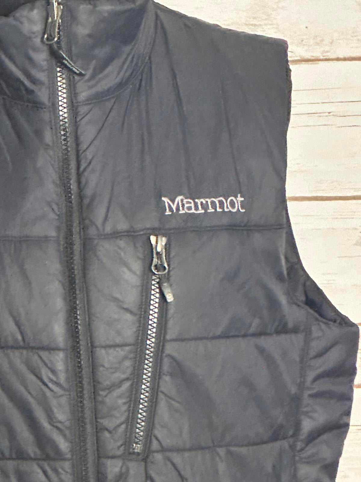 Marmot gorpcore black insulated puffer vest Size Small