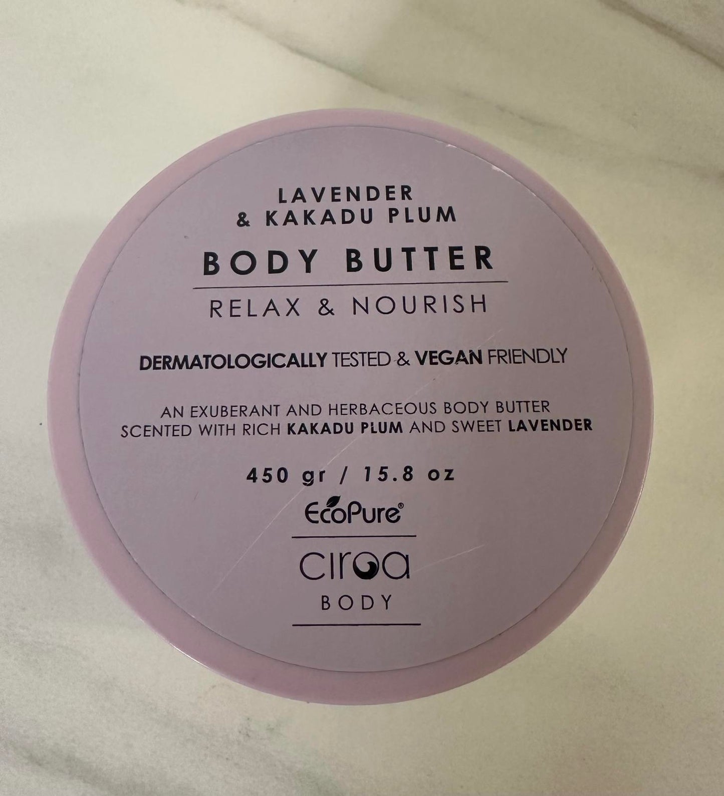 Ciroa Lavender & Kakadu Plum body butter (Relax & Nourish)