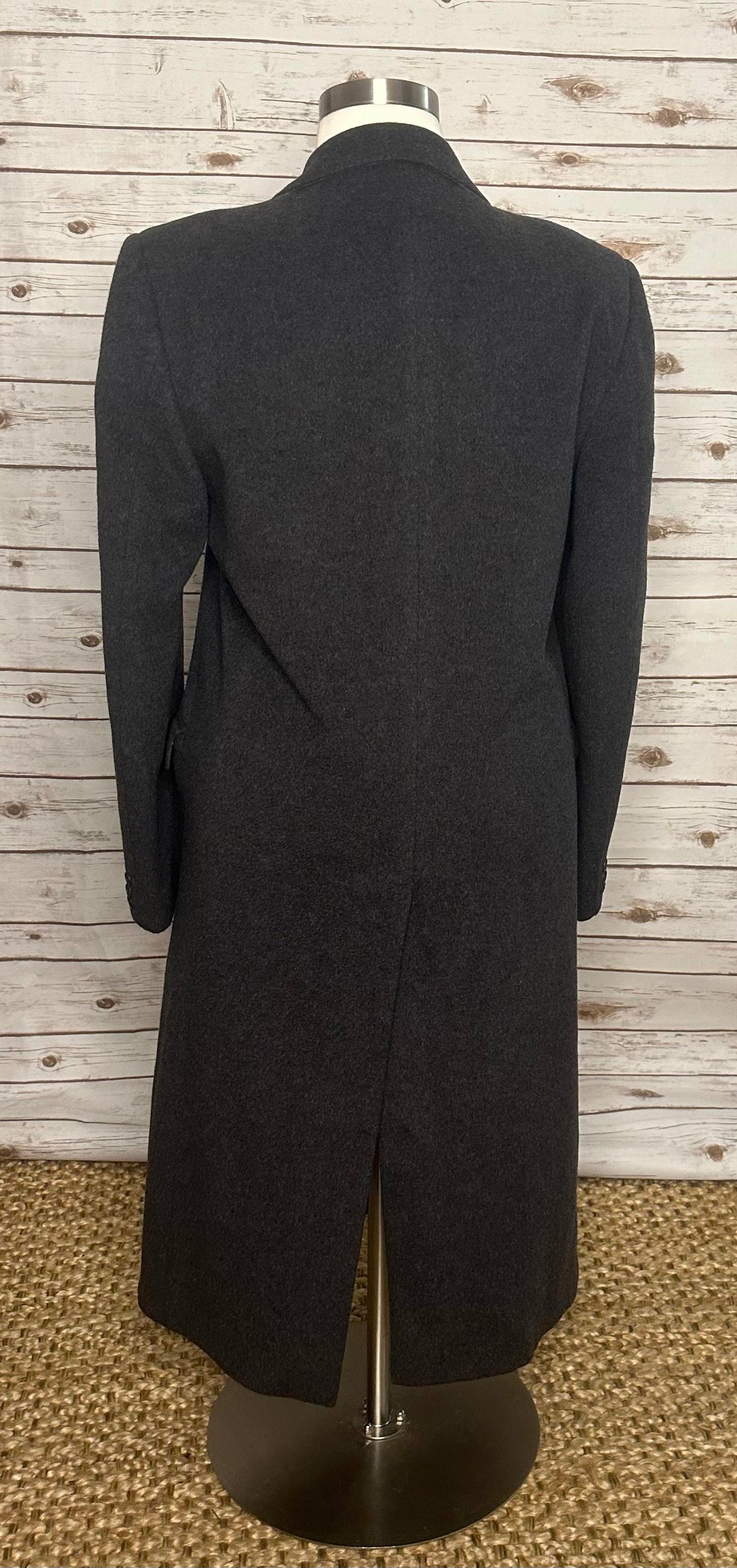 Vintage Pucci cashmere-wool double-breasted long coat 40L