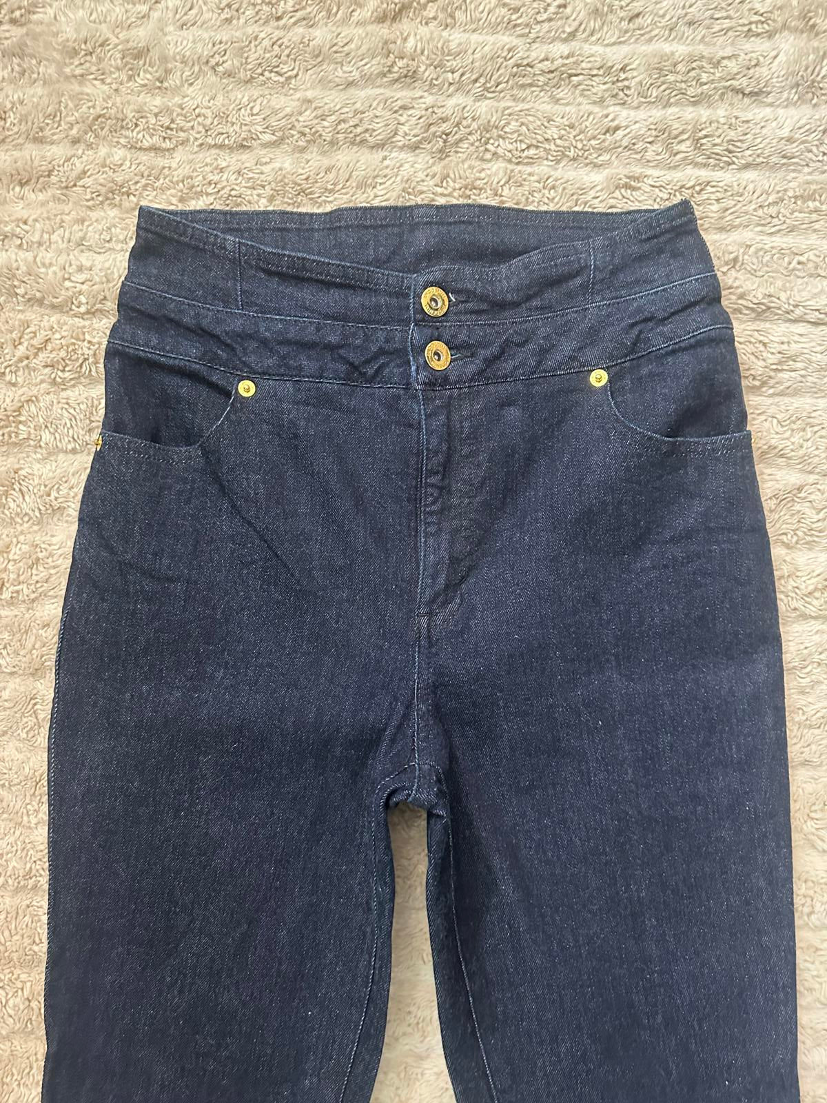 INC International Concept classic Flare high-waisted dark wash jeans Size 4/27