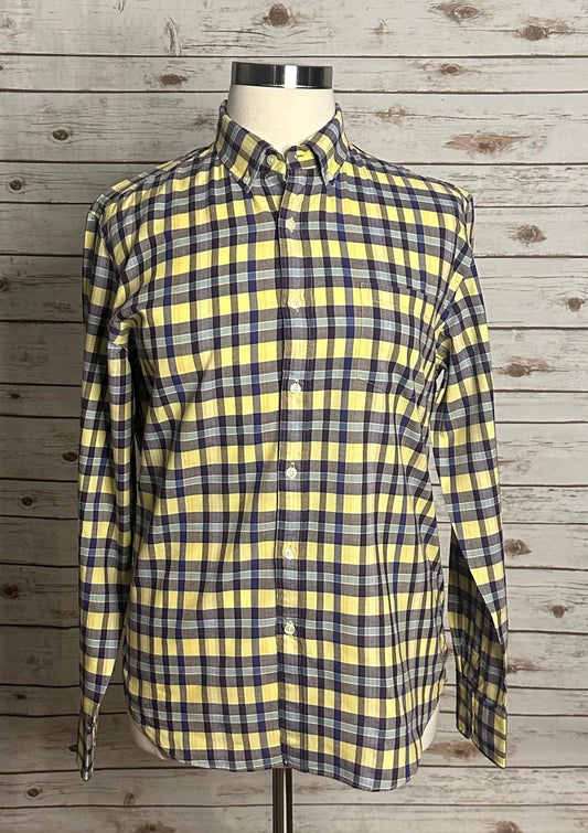 J.Crew classic multicolored cotton Summer Plaid button-down shirt Size Large