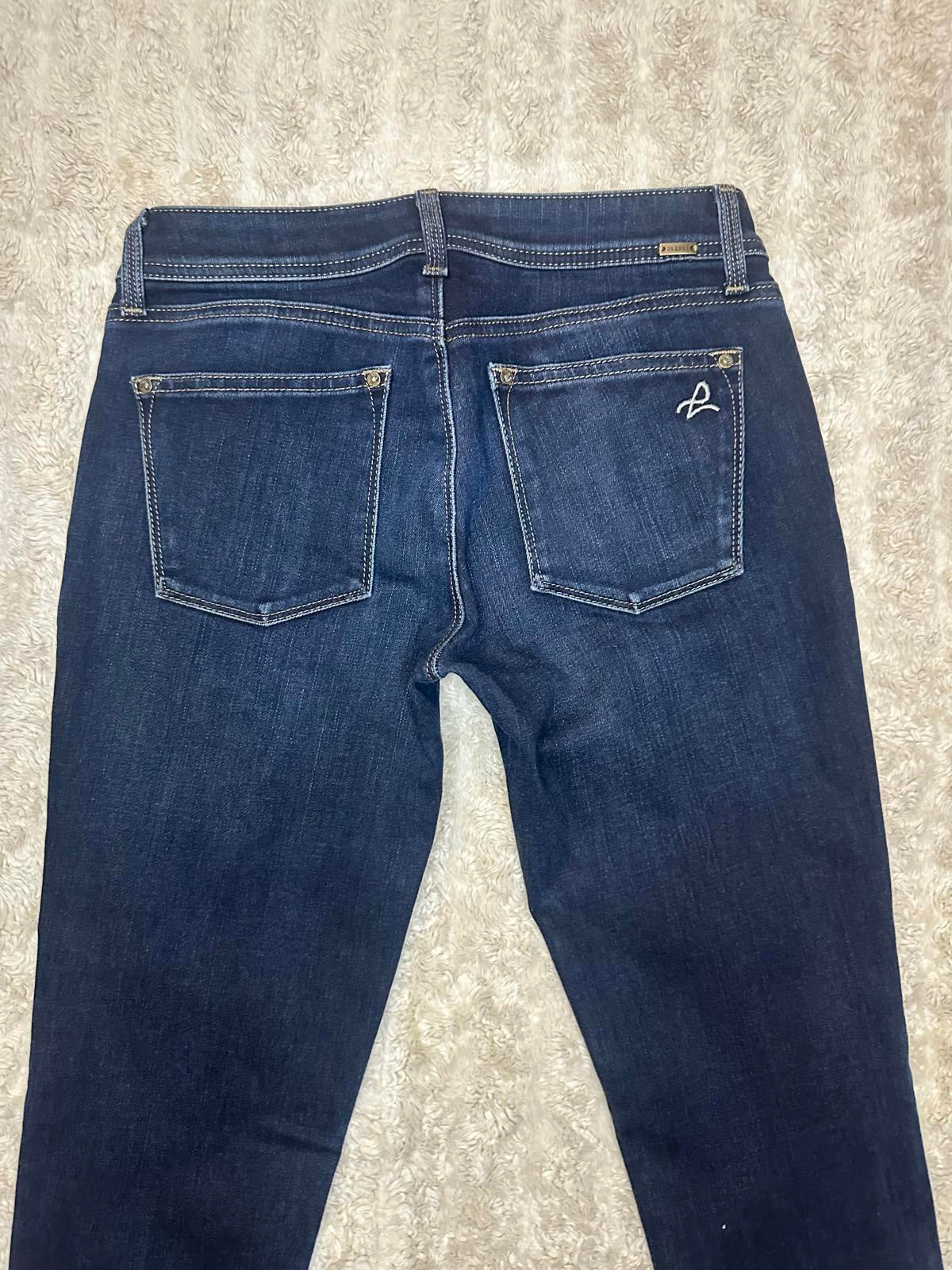 DL 1961 classic dark wash 4 Way stretch Emma legging jeans Size 26