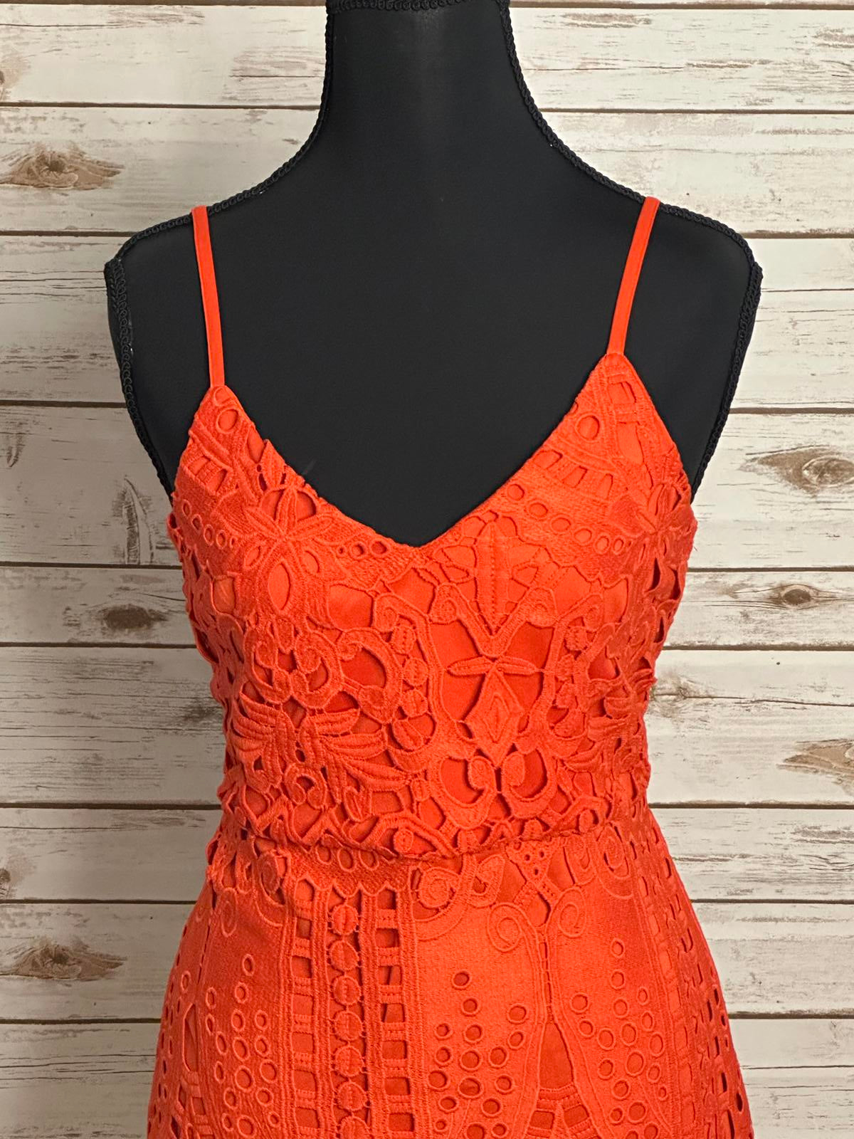 Lulus Perfect Love sleeveless lace sheath mini dress Size Small