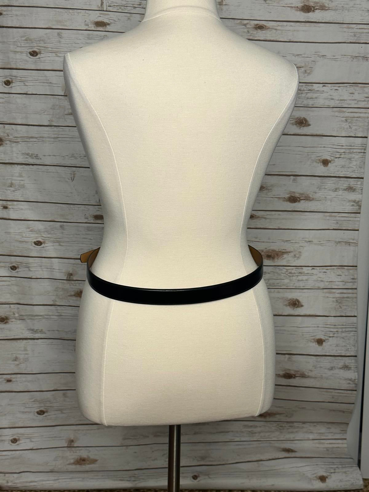 Brooks Brothers Italian black leather dress belt Size 40