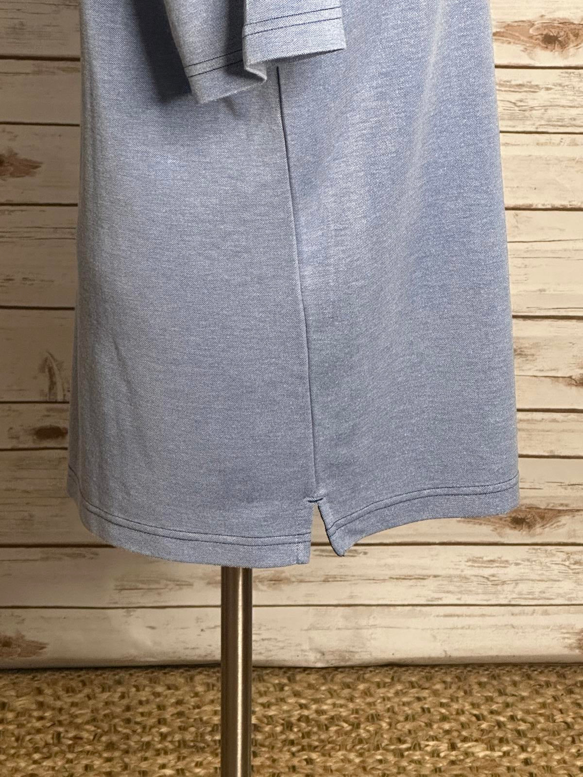Nat Nast classic denim blue polo shirt Size Medium