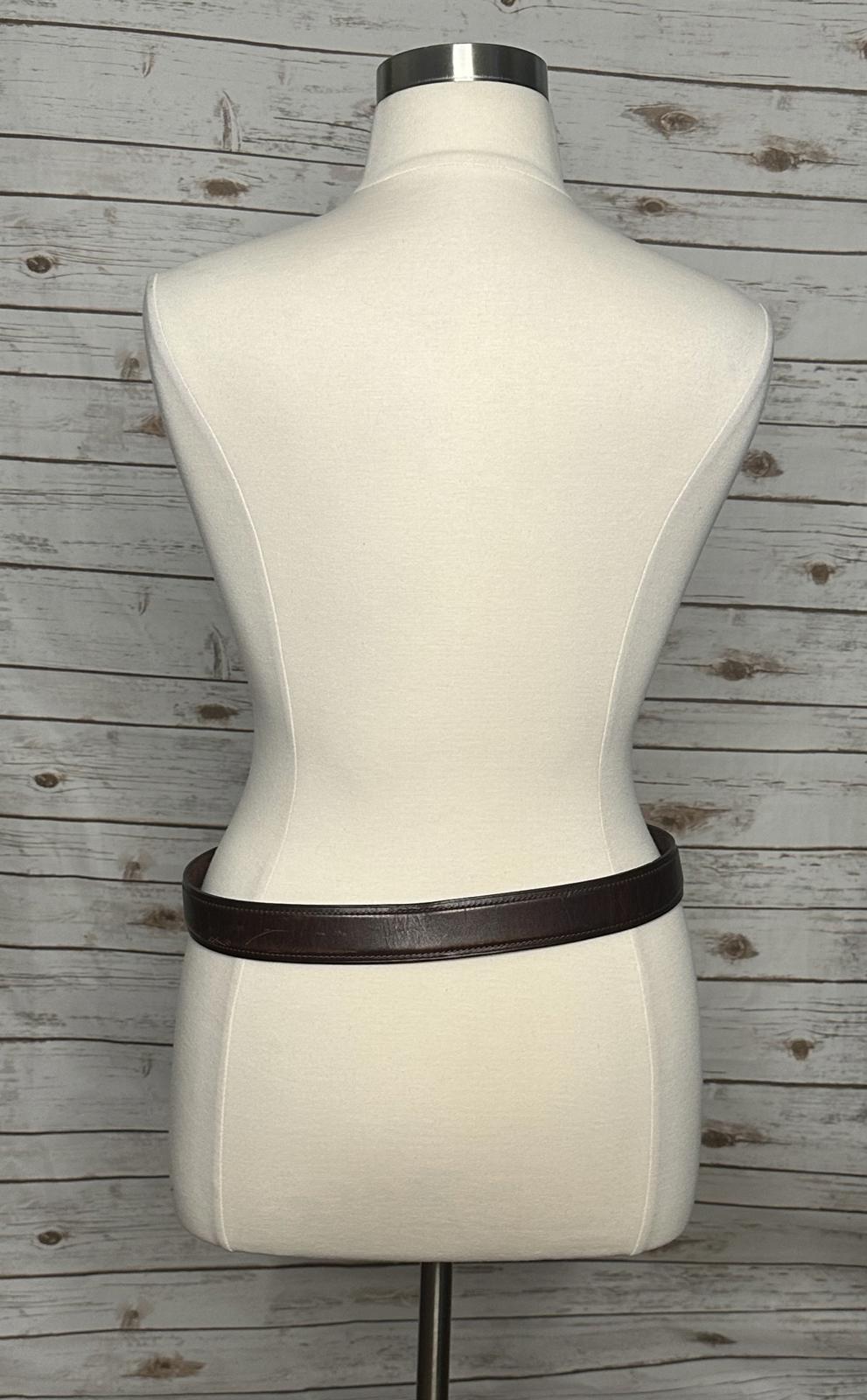 Columbia classic brown geniune leather belt Size 42/XL